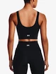 Ženska brezrokavna majica Under Armour  Meridian Fitted Crop Tank-BLK