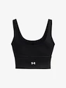 Ženska brezrokavna majica Under Armour  Meridian Fitted Crop Tank-BLK