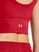 Ženska brezrokavna majica Under Armour  Meridian Fitted Crop Tank-RED