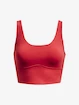 Ženska brezrokavna majica Under Armour  Meridian Fitted Crop Tank-RED