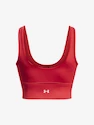 Ženska brezrokavna majica Under Armour  Meridian Fitted Crop Tank-RED