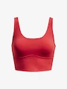 Ženska brezrokavna majica Under Armour  Meridian Fitted Crop Tank-RED