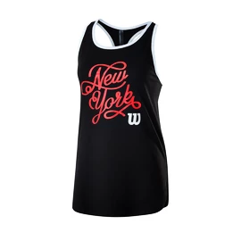 Ženska brezrokavna majica Wilson NYC Calligra Tech Tank Black