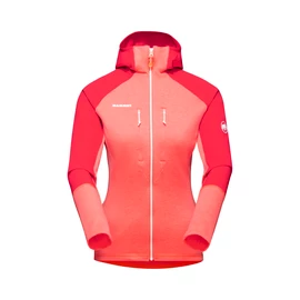 Ženska bunda Mammut Eiswand Advanced ML Hooded Jacket Barberry/Azalea