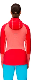 Ženska bunda Mammut  Eiswand Advanced ML Hooded Jacket Barberry/Azalea M