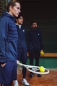 Ženska bunda Tecnifibre  Pro Bomber Full Zip Jacket W Navy