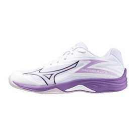 Ženska dvoranska obutev Mizuno Thunder Blade Z White/Patrician Purple/Quince