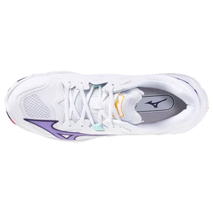 Ženska dvoranska obutev Mizuno  Wave Lightning Z8 W White/Violet Indigo