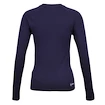 Ženska kompresijska majica CCM  LS Training Tee Navy Senior