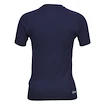 Ženska kompresijska majica CCM  SS Training Tee Navy Senior