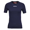 Ženska kompresijska majica CCM  SS Training Tee Navy Senior