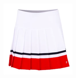 Ženska krila Fila Skort Sabine White/Fila Red