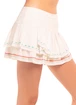 Ženska krila Lucky in Love  Sahara Pleat Tier Skirt White