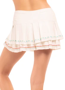 Ženska krila Lucky in Love  Sahara Pleat Tier Skirt White