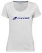 Ženska majica Babolat  Exercise Babolat Tee Women White