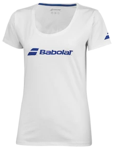 Ženska majica Babolat  Exercise Babolat Tee Women White