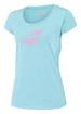 Ženska majica Babolat  Exercise Flag Tee Women Angel Blue