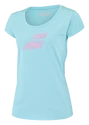 Ženska majica Babolat  Exercise Flag Tee Women Angel Blue