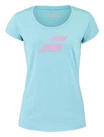 Ženska majica Babolat Exercise Flag Tee Women Angel Blue