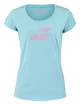 Ženska majica Babolat  Exercise Flag Tee Women Angel Blue  S