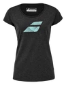 Ženska majica Babolat  Exercise Flag Tee Women Black Heather