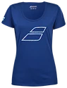 Ženska majica Babolat  Exercise Flag Tee Women Sodalite Blue