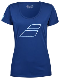 Ženska majica Babolat Exercise Flag Tee Women Sodalite Blue