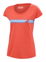 Ženska majica Babolat  Exercise Stripes Tee Poppy Red