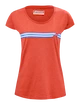 Ženska majica Babolat  Exercise Stripes Tee Poppy Red  S