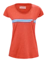 Ženska majica Babolat  Exercise Stripes Tee Poppy Red  S