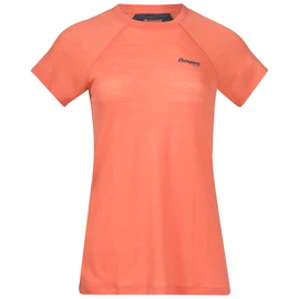 Ženska majica Bergans Floyen Wool Tee Orange