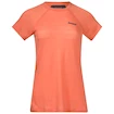 Ženska majica Bergans  Floyen Wool Tee Orange  XS