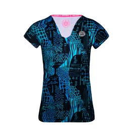 Ženska majica BIDI BADU Bella 2.0 Tech V-Neck Tee Blue