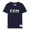 Ženska majica CCM 125 Anniversary SS Tee Navy Senior