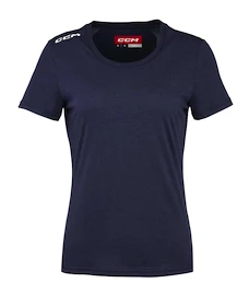 Ženska majica CCM Crew Neck SS TEE True Navy