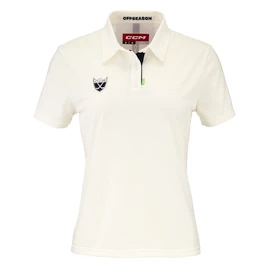 Ženska majica CCM Golf Polo Blanc Senior