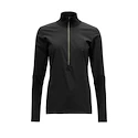 Ženska majica Devold  Running Cover Woman Zip Neck Caviar  L