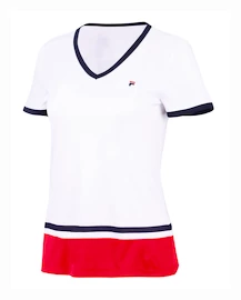 Ženska majica Fila T-Shirt Elisabeth White/Fila Red