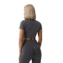 Ženska majica GymBeam  FLO CropTop Grey