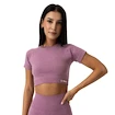 Ženska majica GymBeam  FLO CropTop Violet