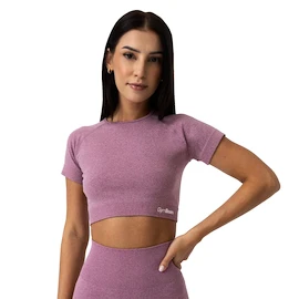 Ženska majica GymBeam FLO CropTop Violet