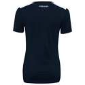 Ženska majica Head  Club 22 Tech T-Shirt Women Dark Blue