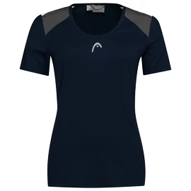 Ženska majica Head Club 22 Tech T-Shirt Women Dark Blue