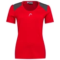 Ženska majica Head  Club 22 Tech T-Shirt Women Red