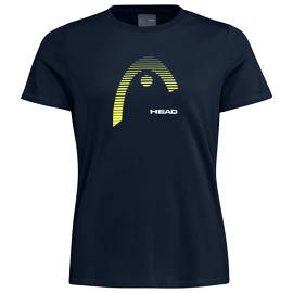 Ženska majica Head Club Lara T-Shirt Women Dark Blue/Yellow