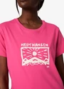 Ženska majica Helly Hansen  F2F Organic Cotton T-Shirt Cascadia Pink