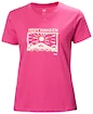 Ženska majica Helly Hansen  F2F Organic Cotton T-Shirt Cascadia Pink  S