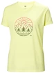 Ženska majica Helly Hansen  Skog Recycled Graphic Tee Fadded Yallow  XS