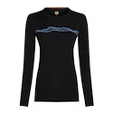 Ženska majica Icebreaker Merino 200 Oasis LS Crewe Mountain Pulse Black  L