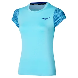 Ženska majica Mizuno Charge Printed Tee Blue Glow